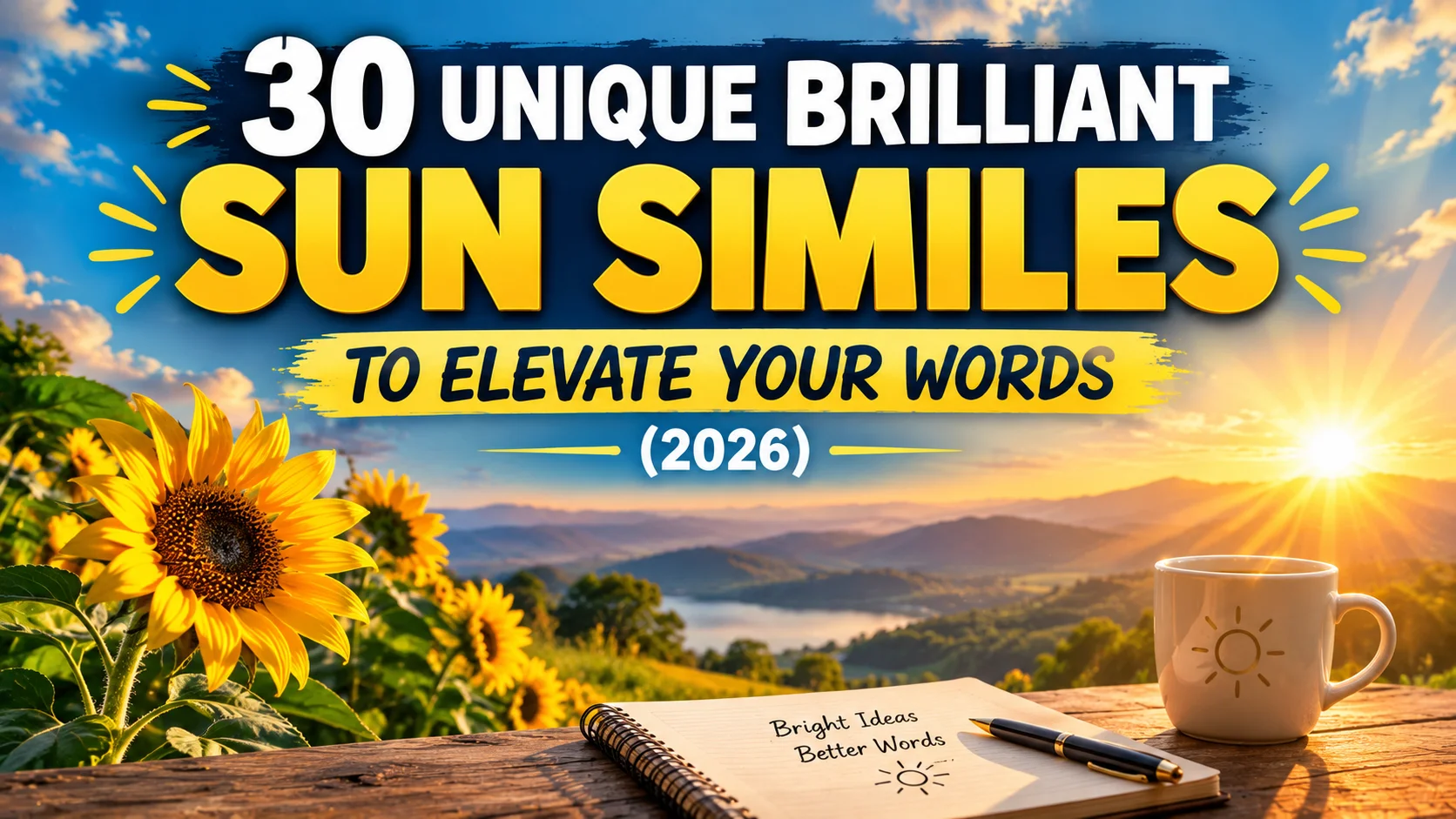 brilliant-sun-similes
