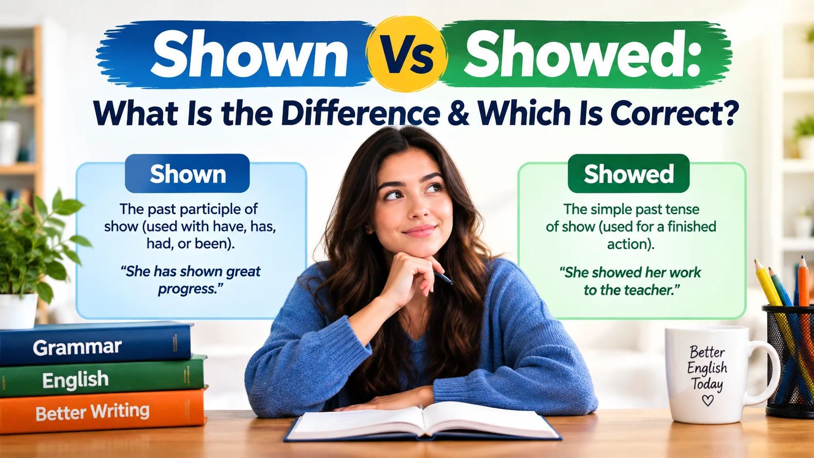 shown-vs-showed