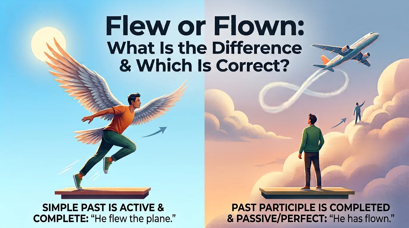 flew-or-flown-difference